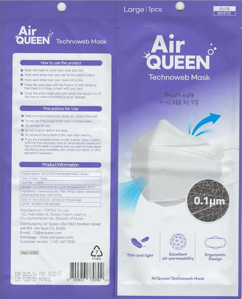 3-Layer Nano-Filter Face Mask for Adults, 70 Pack White, Lightweight and Breathable Face Mask with Soft and Elastic Ear Loop, Reusable Face Mask